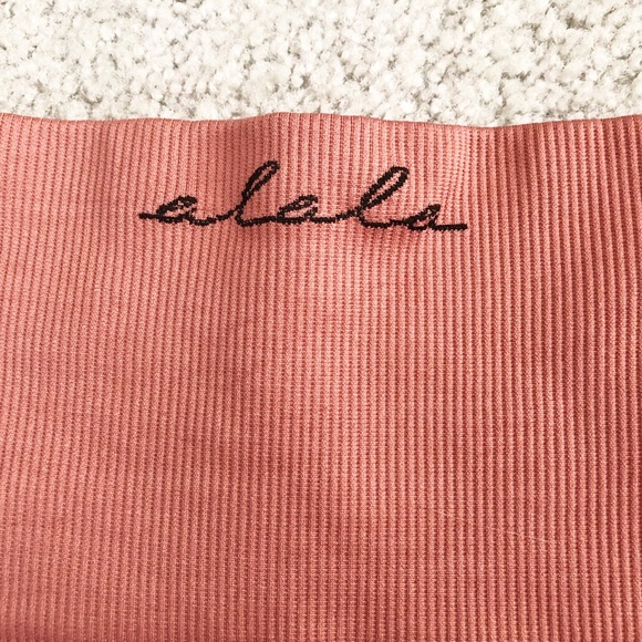 Alala Essential Seamless Leggings/Tights in pink S - Picture 4 of 8